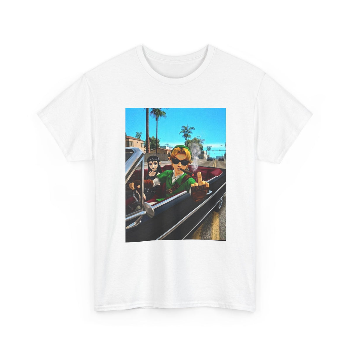 Gamer Legend Cruisin' And Flippin' The Bird Tee