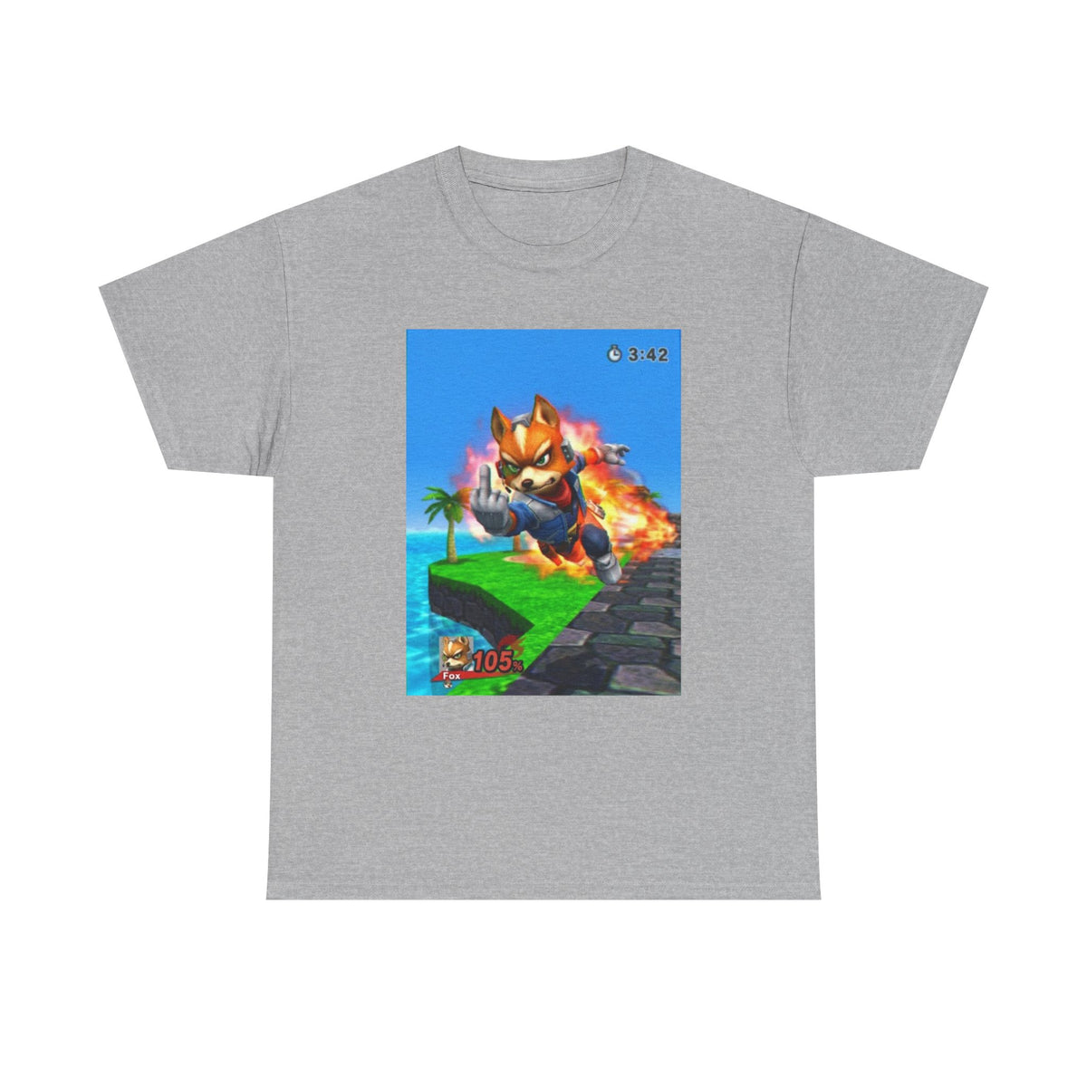 Fox McCloud Flipping The Bird Tee