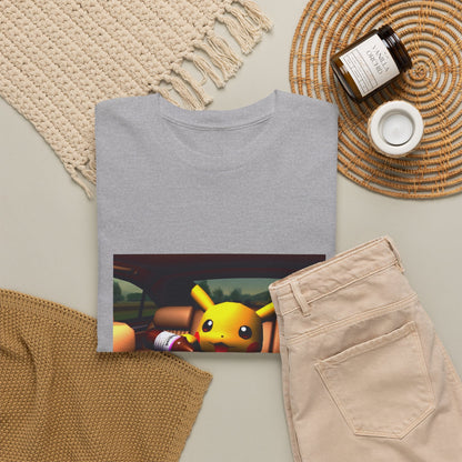 Pikachu Pouring Lean In Car Tee