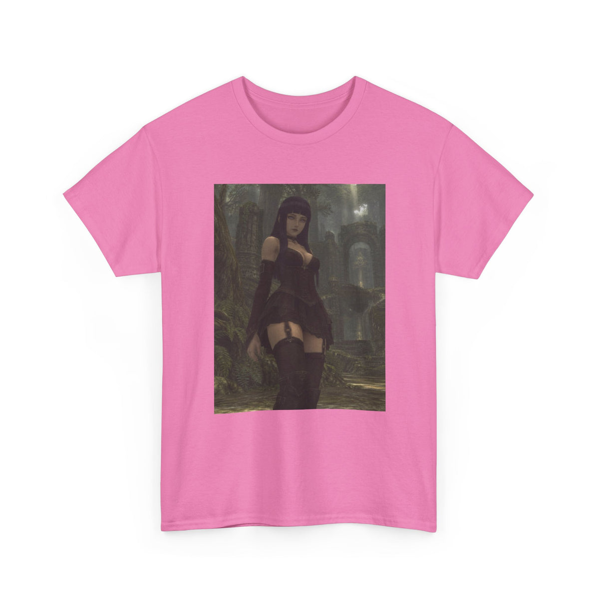 Gothic Byakugan Hinata In Ruined Forest