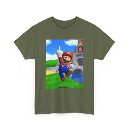 Mario Giving The Middle Finger Tee