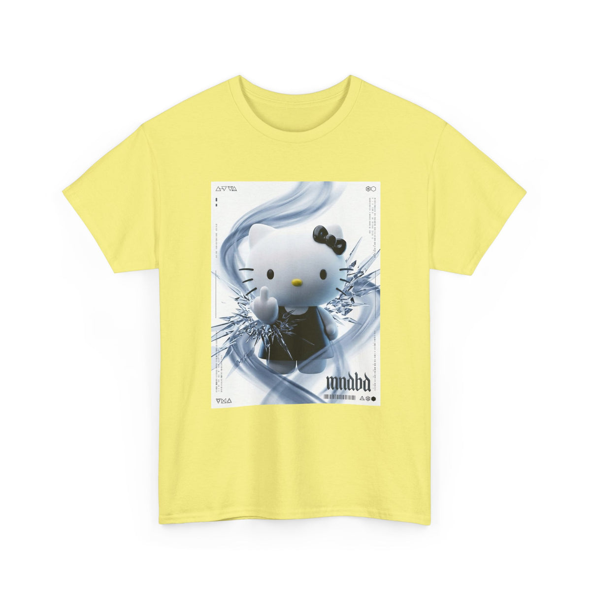 Cute Kitty Flipping The Bird Tee