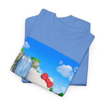 Kitty Flips The Bird Waterfall Tee
