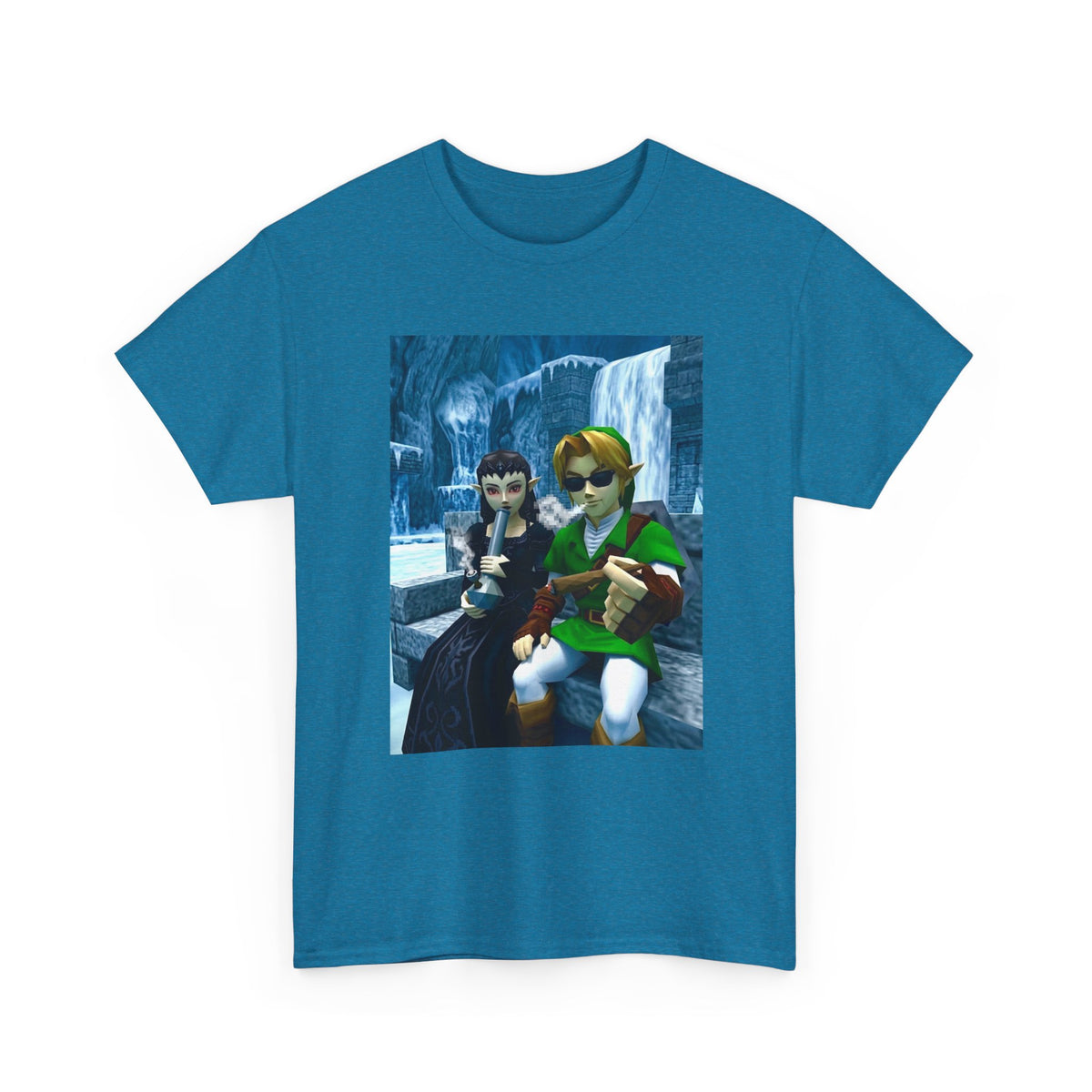 Chillin' Elf Duo Hitting Blunts In The Snow