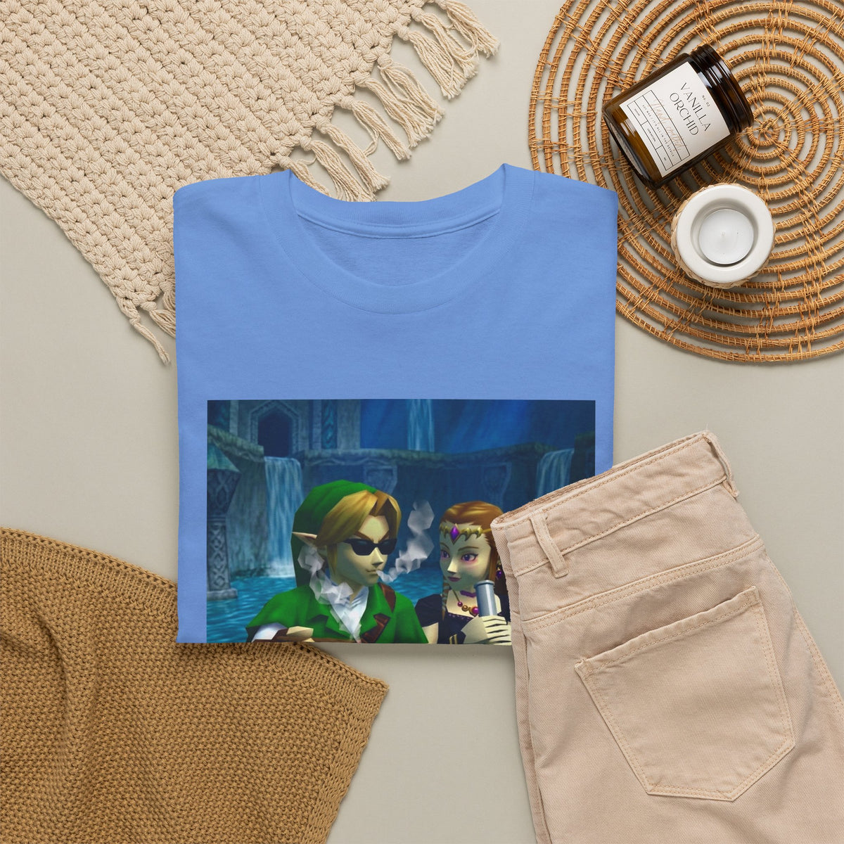 Link And Zelda Chillin' By The Water