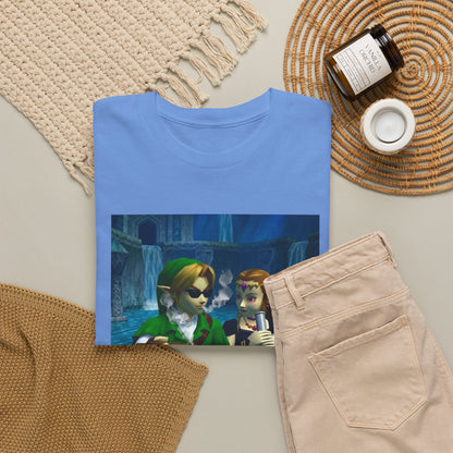 Link And Zelda Chillin' By The Water