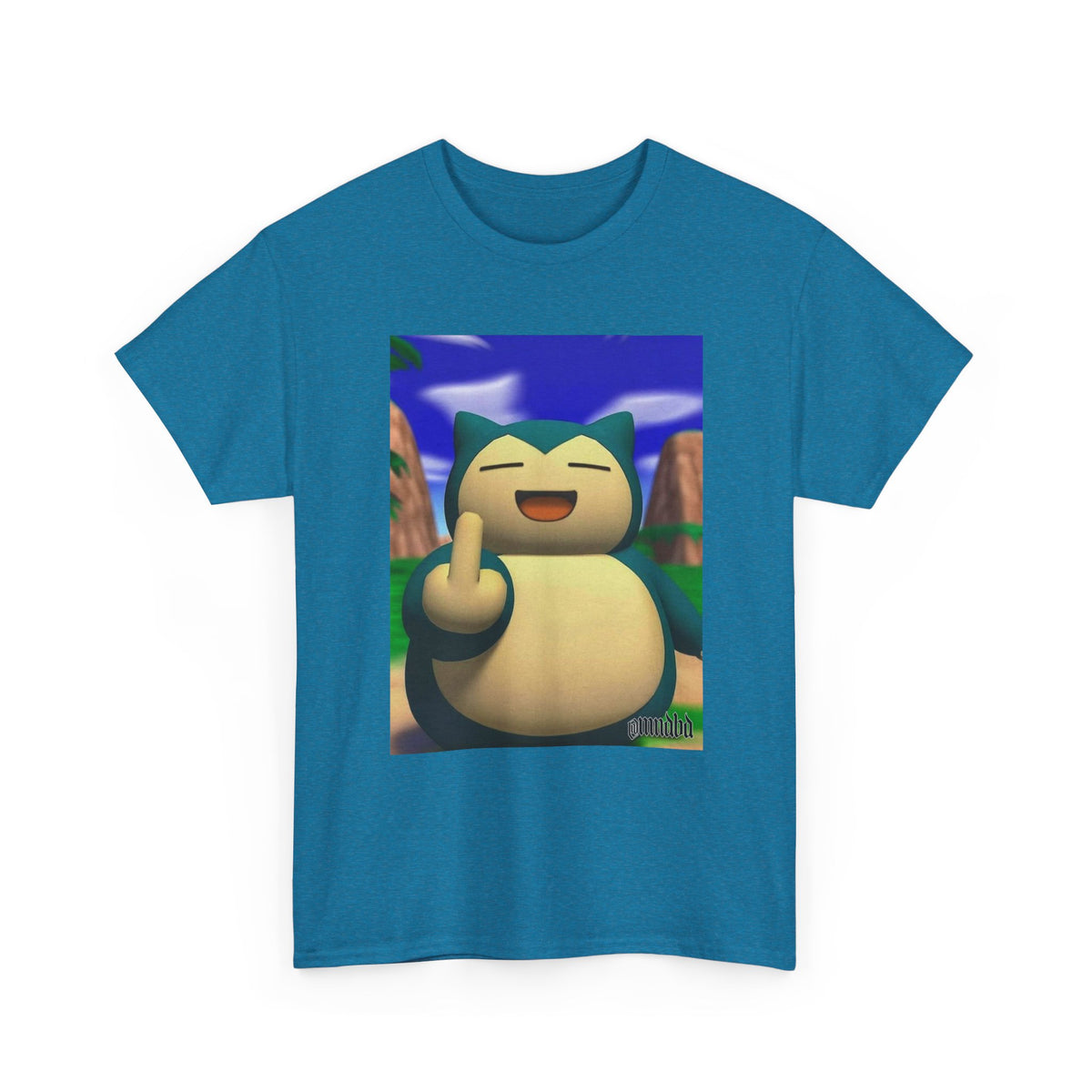 Snorlax Flipping The Bird Tee