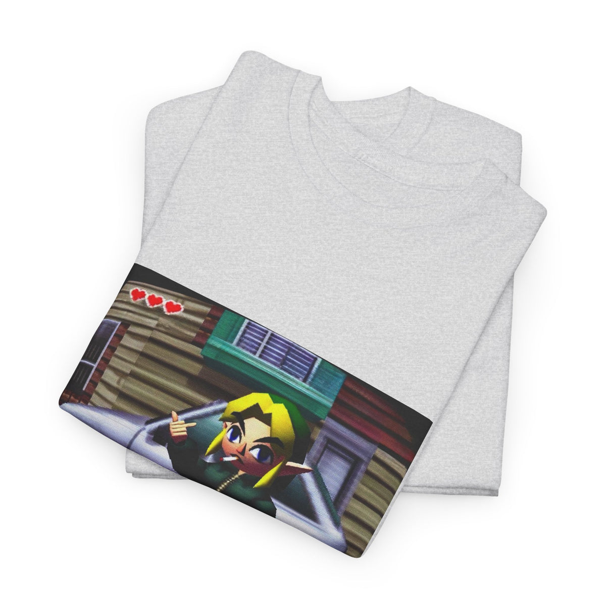 Link Smoking And Flipping The Bird Tee