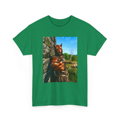 Khajiit Offering Smokin' Cigar Tee