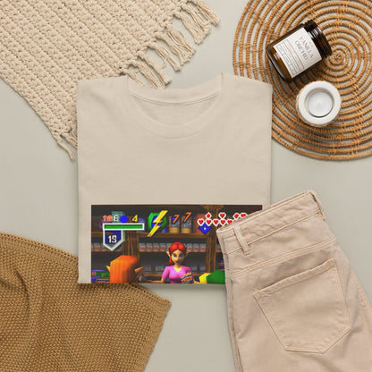 Link Buying Backwoods In Hyrule Shop Tee