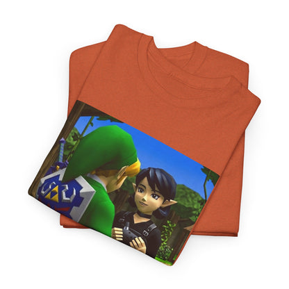 Link And Ocarina Girl Meeting