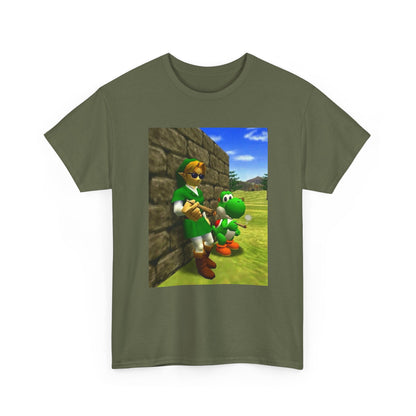 Link and Yoshi Chillin' With Blunts