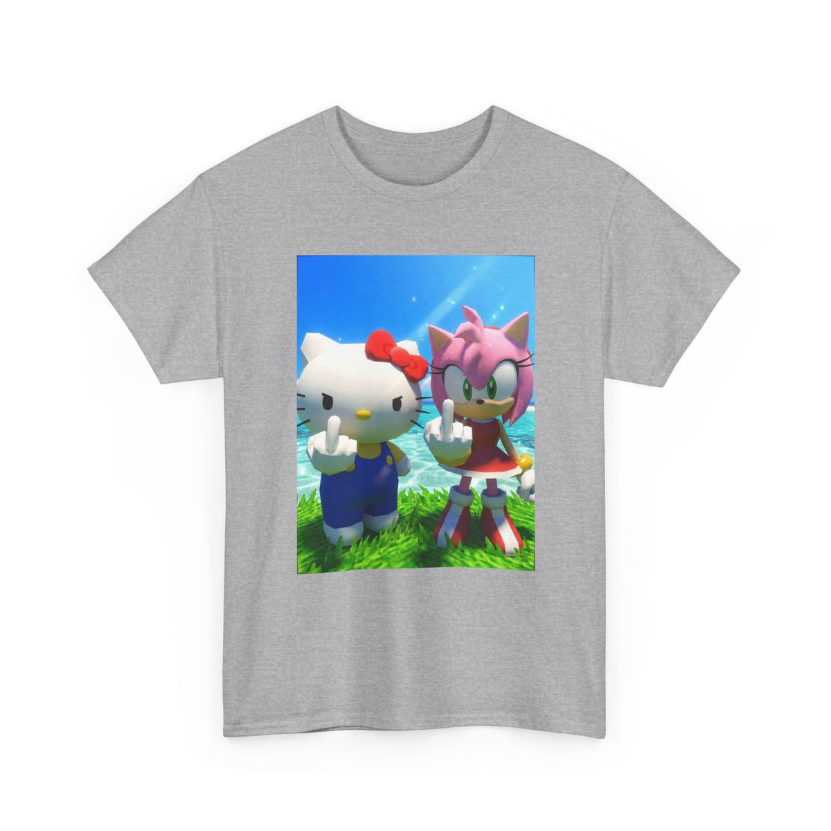 Hello Kitty And Amy Rose Flipping You Off