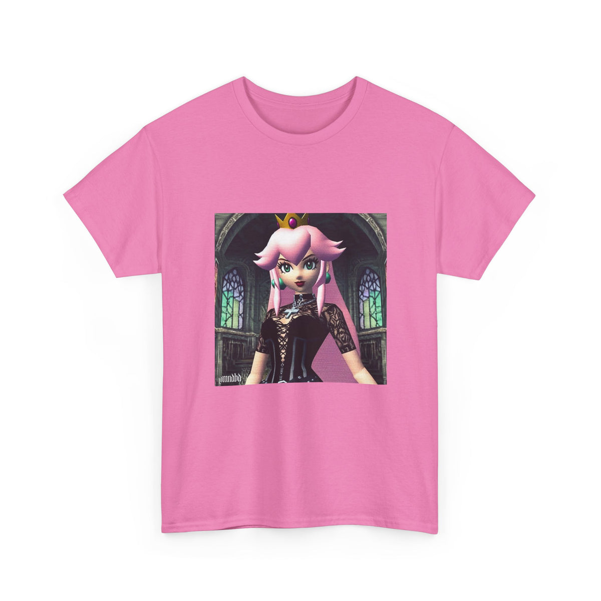 Goth Princess Peach In The Castle Tee