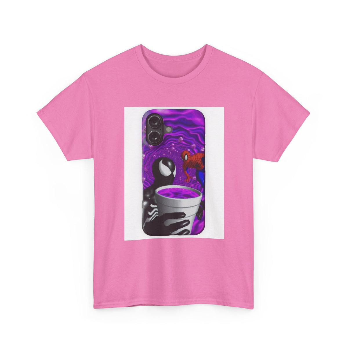 Venom & Spider-Man In A Purple Vortex