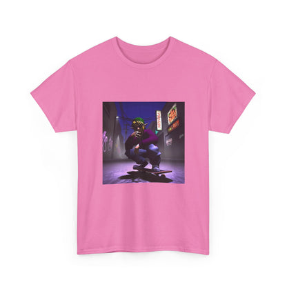 Skater Link Smoking In Neon Alley Tee (Design 8)
