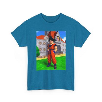 Goku Blazing Outside Peach's Castle Tee