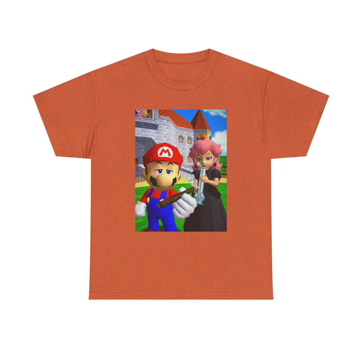 Mario And Peach Chilling At The Castle