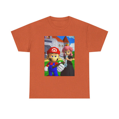 Mario And Peach Chilling At The Castle