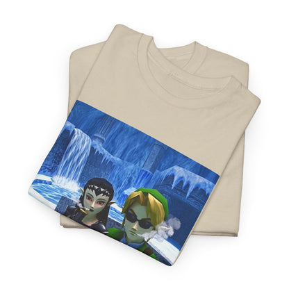 Goth Zora And Link Chilling Icy Plateau