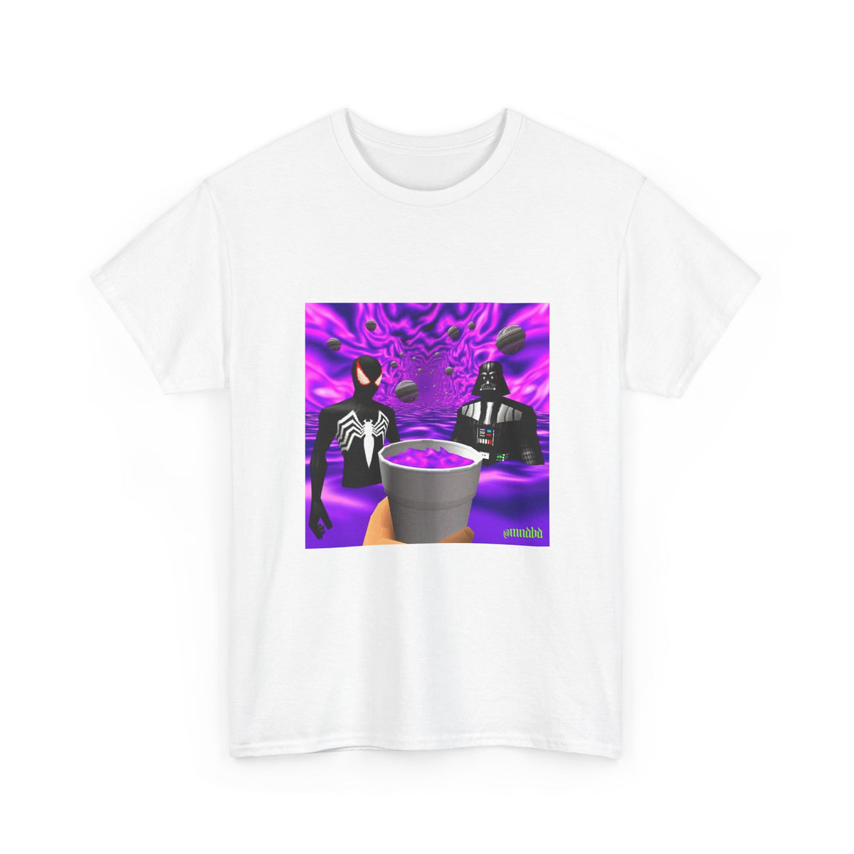 Spider-Man, Darth Vader, And Purple Drank Tee