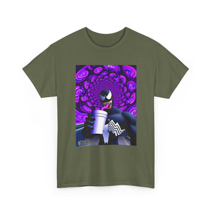 Venom Sipping Lean in Hypnotic Haze Tee