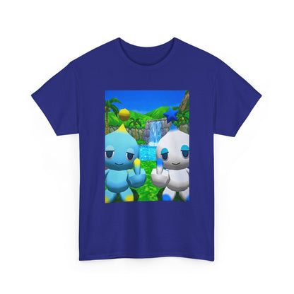 Chao Flipping Middle Fingers At Waterfall