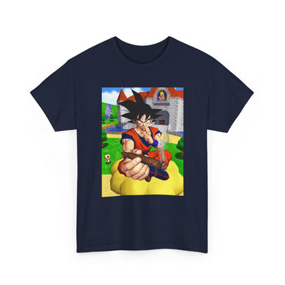 Goku Blazing On Nimbus At Mushroom Kingdom