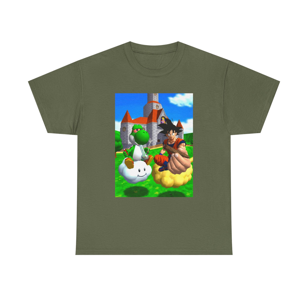 Yoshi And Goku Sharing A Smoke Tee