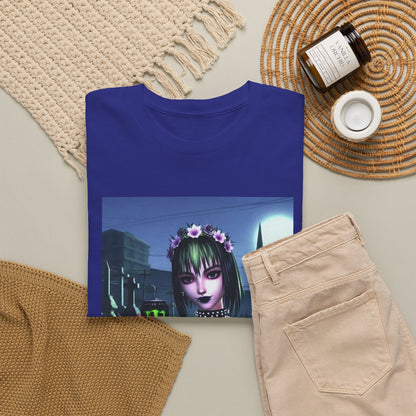 Goth Girl Holding Monster Energy In Cemetery