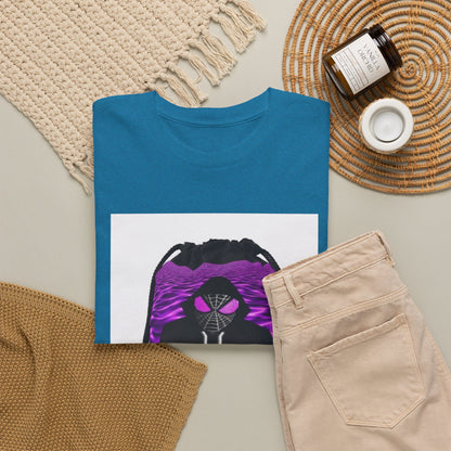 Spider-Hoodie Character Sipping Purple Drank Tee
