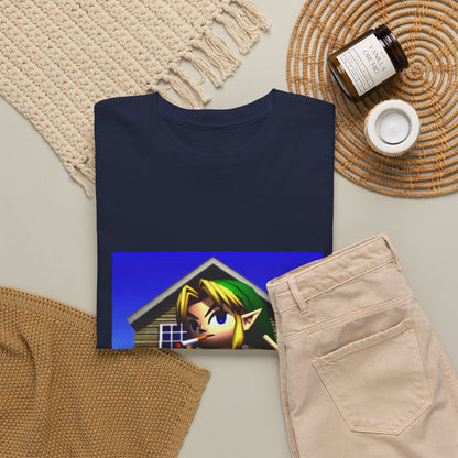 Edgy Hero Smoking And Flipping The Bird Tee
