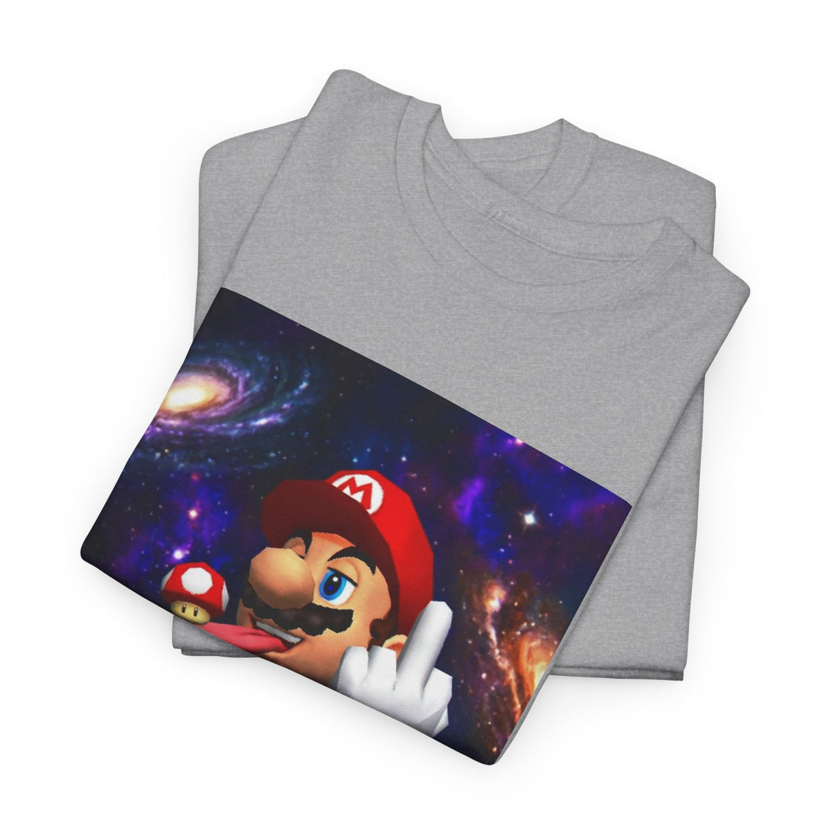 Mushroom-Tripping Plumber Gives The Finger Tee