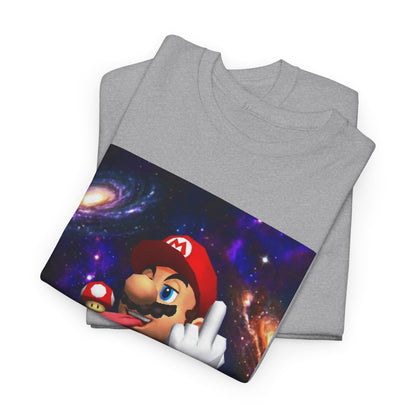 Mushroom-Tripping Plumber Gives The Finger Tee