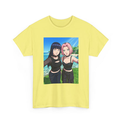 Goth Hinata and Sakura Beach Selfie