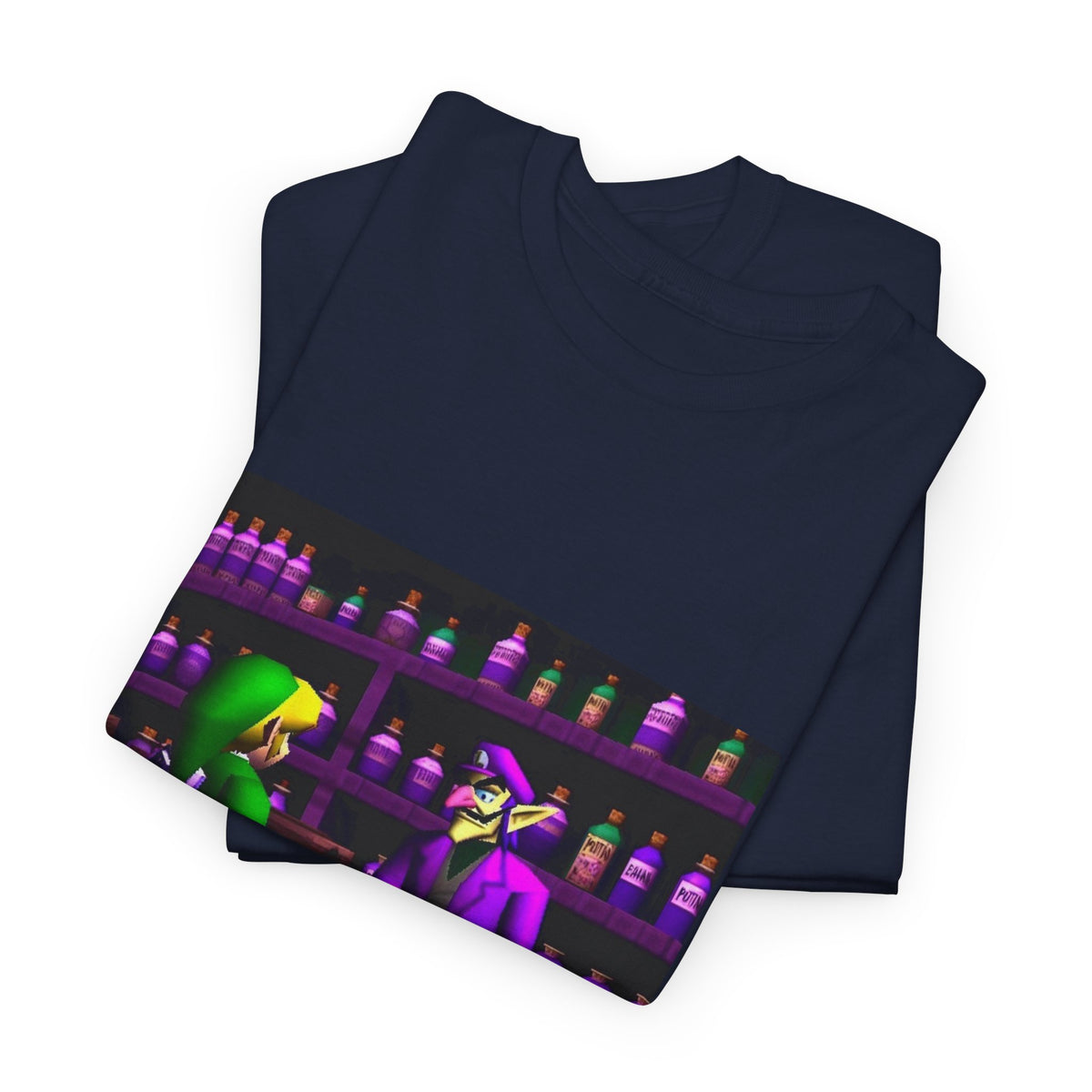 Link Gets Lean From Waluigi Tee