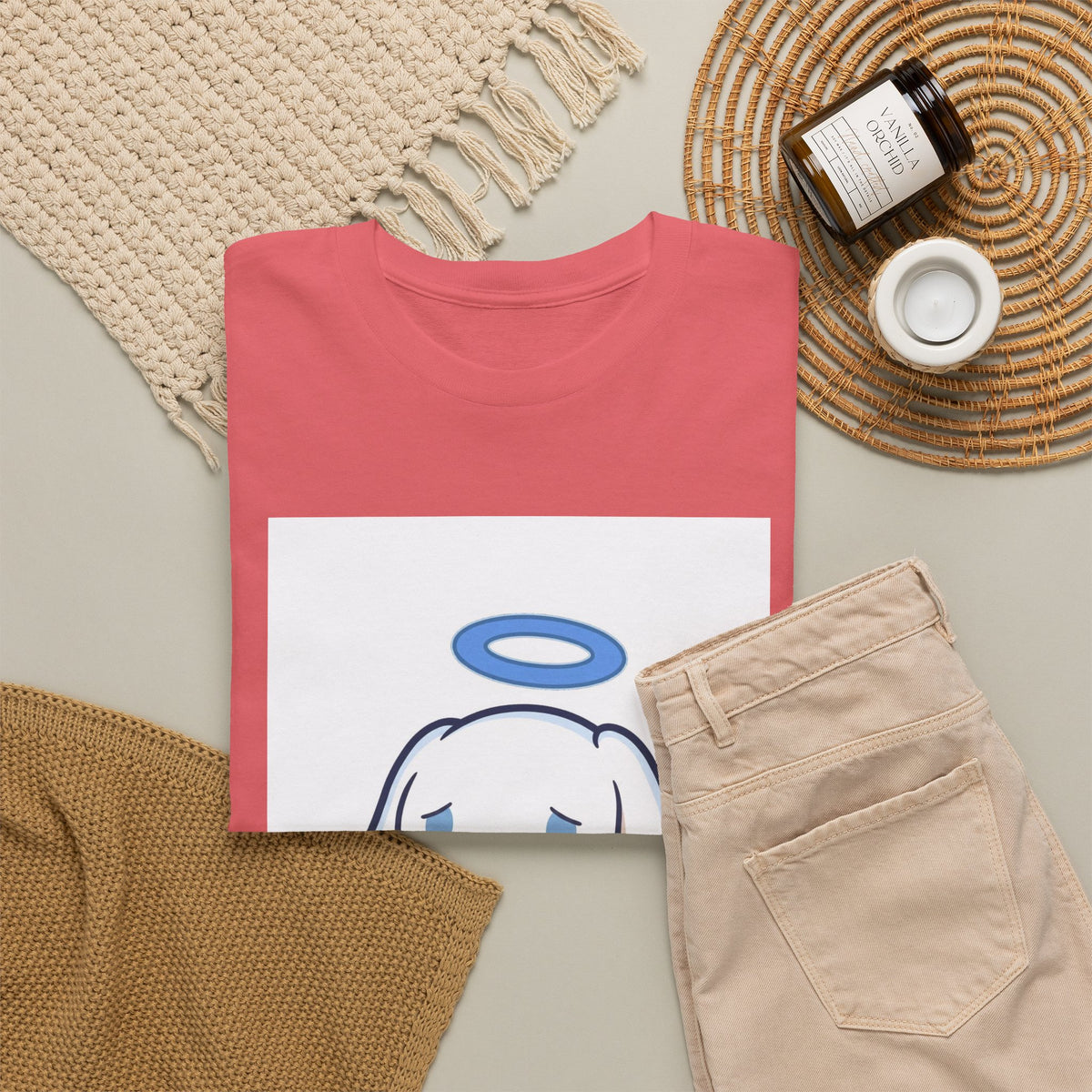 Melancholy Cinnamoroll Angel Bunny Tee