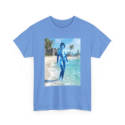 Cortana On Tropical Beach Tee