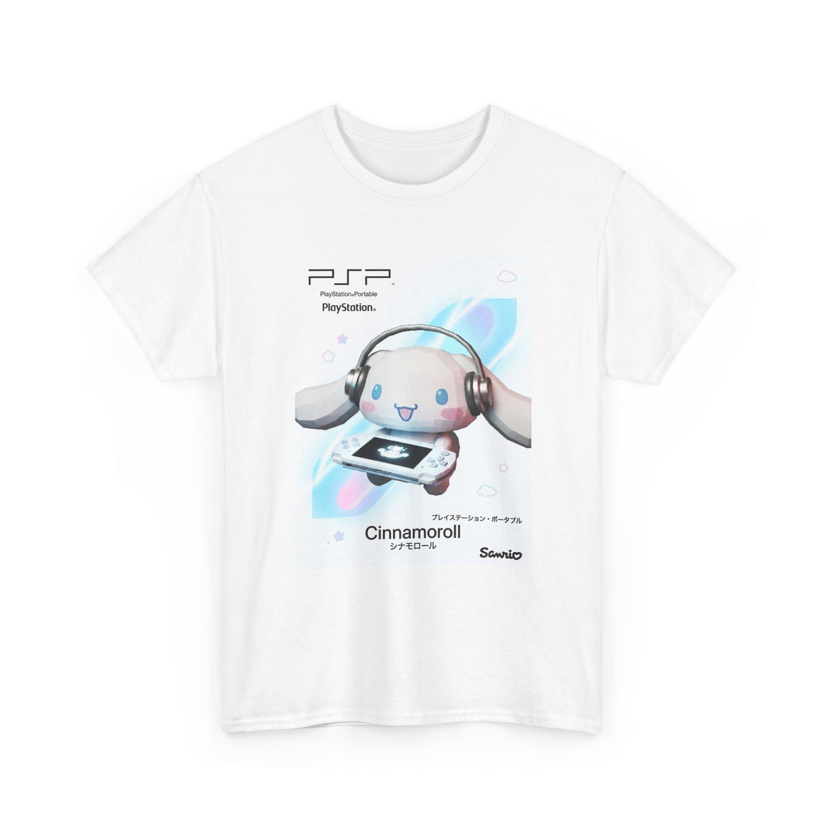 Cinnamoroll Gaming With Headphones On PSP
