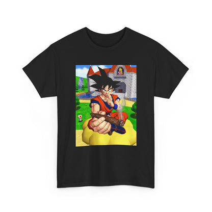 Goku Blazing On Nimbus At Mushroom Kingdom
