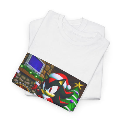 Shadow The Hedgehog Christmas Drip Tee