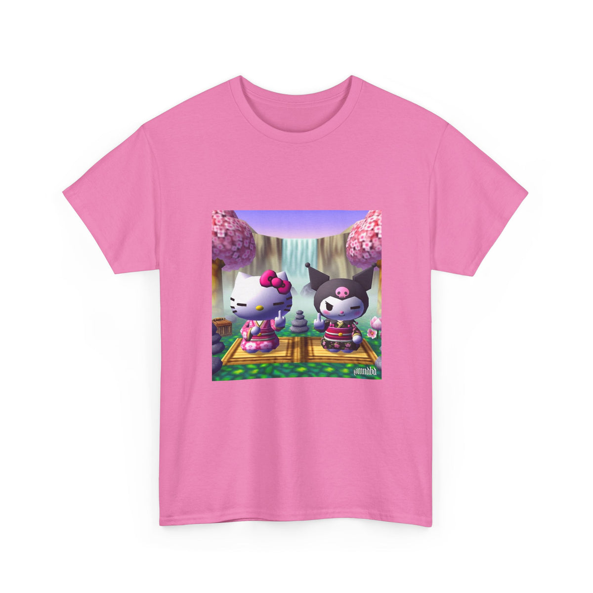 Hello Kitty and Kuromi Giving The Finger Tee
