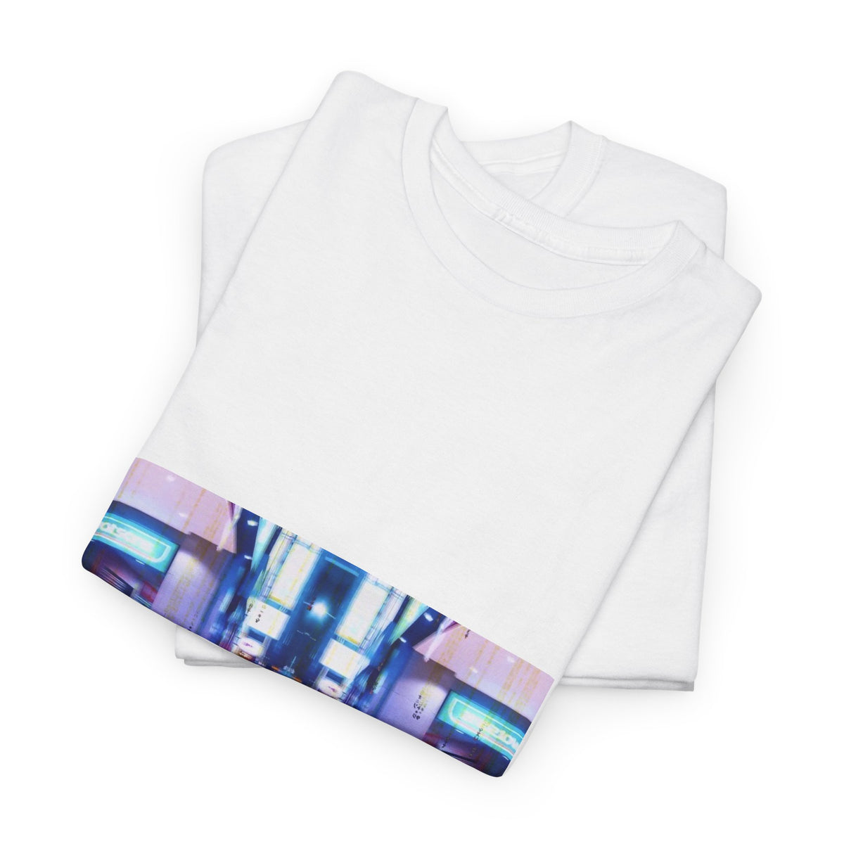Meli and Chill Splashing Through Neon Streets Tee