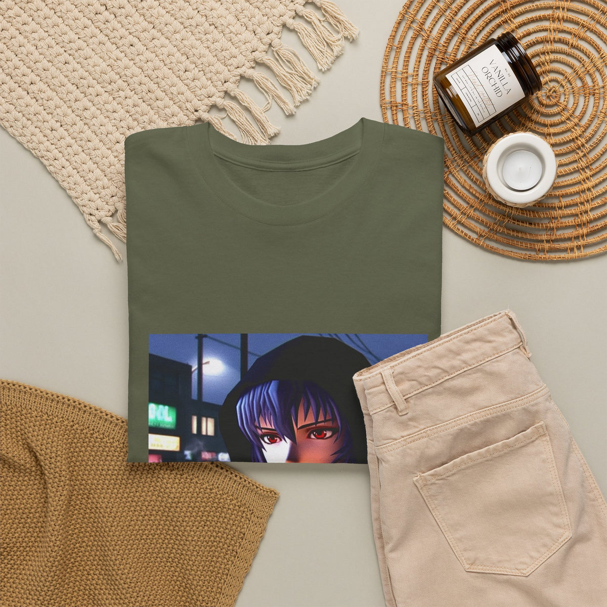 Rei Ayanami cruising GTA San Andreas Tee (Design 2)
