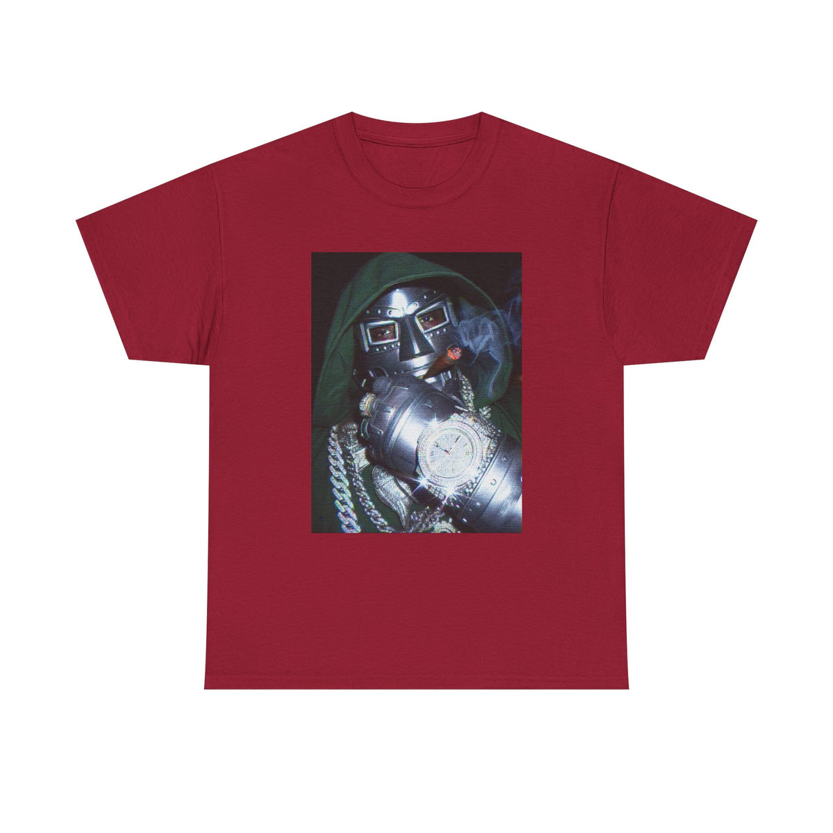 Villainous Rapper Smoking Diamond Bling Tee
