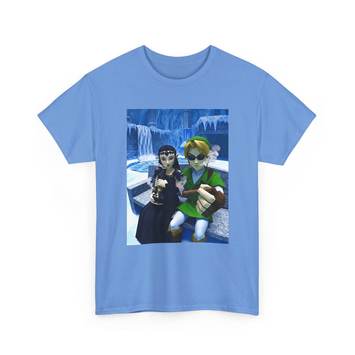 Goth Zora And Link Chilling Icy Plateau