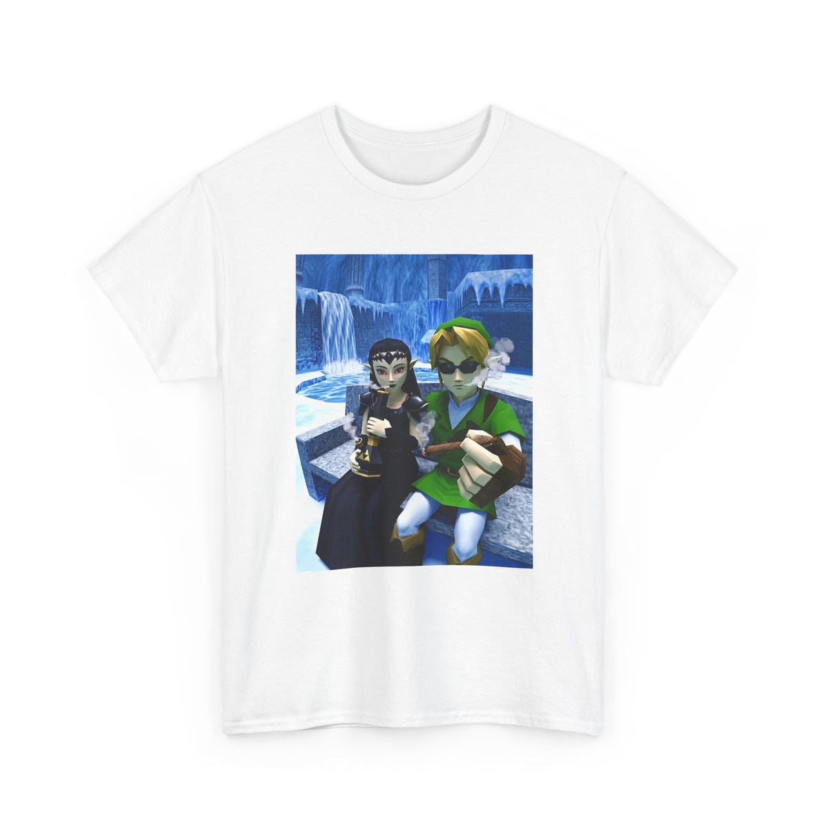 Goth Zora And Link Chilling Icy Plateau