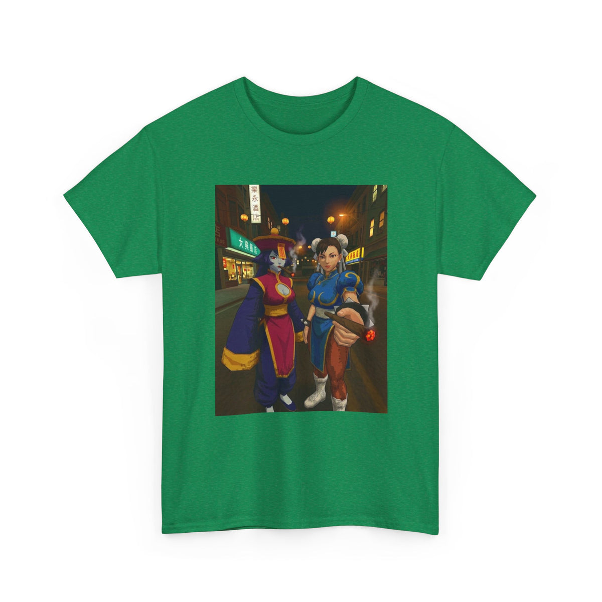 Hsien-Ko And Chun-Li Sharing Blunts Tee