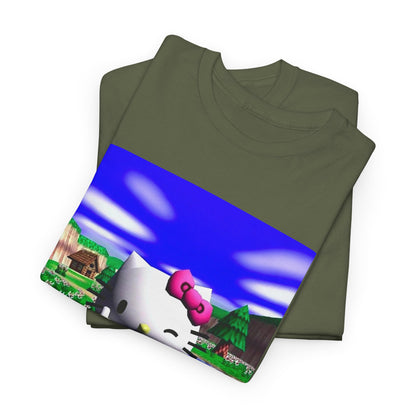 Winking Kitty Flipping The Bird Tee
