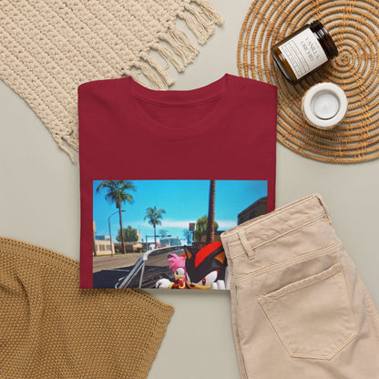Shadow The Hedgehog Driving With Attitude Tee